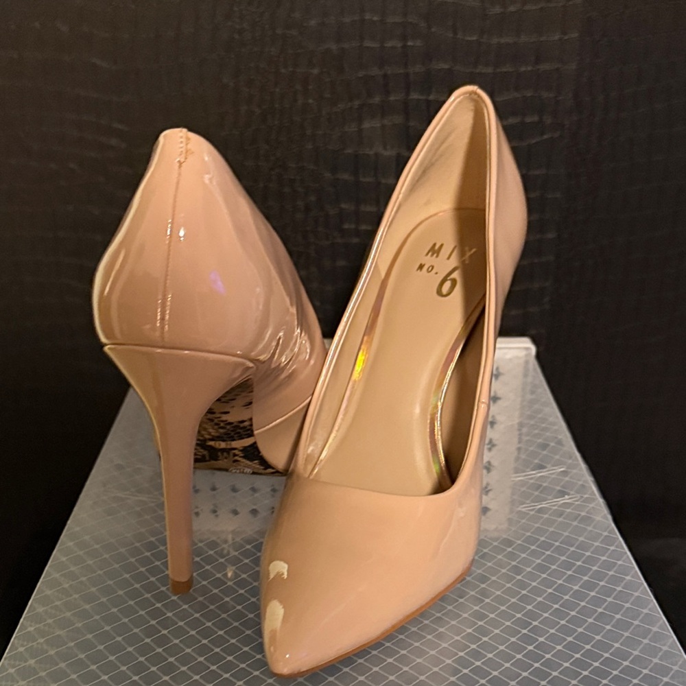 Mix No. 6 Blush Patent Heels